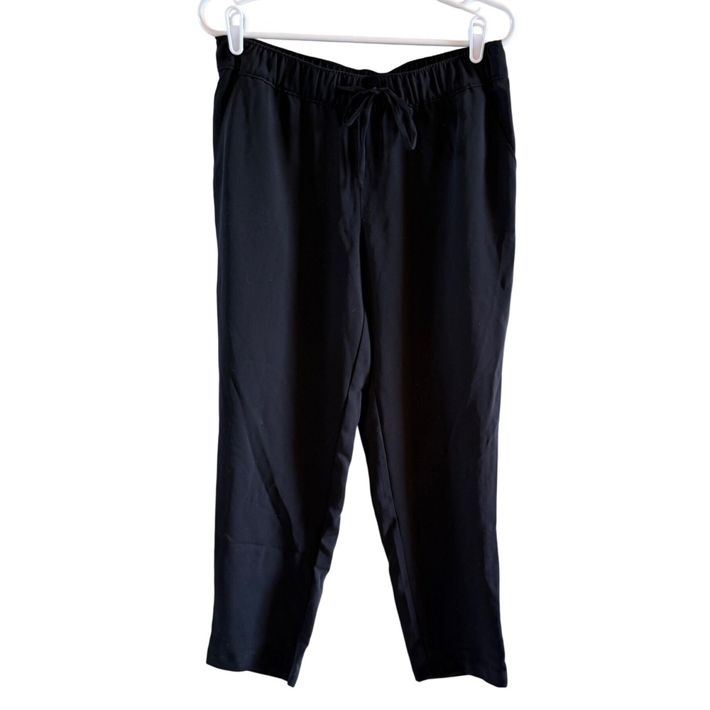 LOFT Jogger Slacks Size Small Ankle Length Drawstring Waist Pull On Pants